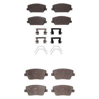 R1 Concepts® - Optimum OEp Front and Rear Brake Pad Set