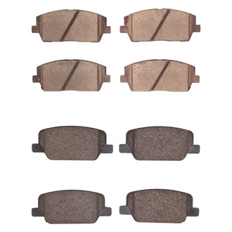 R1 Concepts® - Optimum OEp Front and Rear Brake Pad Set