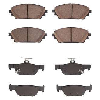 R1 Concepts® - Optimum OEp Front and Rear Brake Pad Set