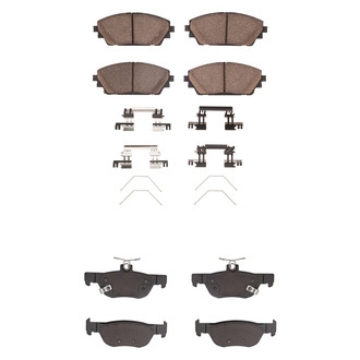 R1 Concepts® - Optimum OEp Front and Rear Brake Pad Set