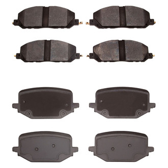 R1 Concepts® - Optimum OEp Front and Rear Brake Pad Set
