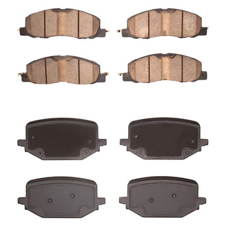 R1 Concepts® - Optimum OEp Front and Rear Brake Pad Set