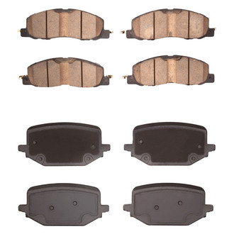 R1 Concepts® - Optimum OEp Front and Rear Brake Pad Set