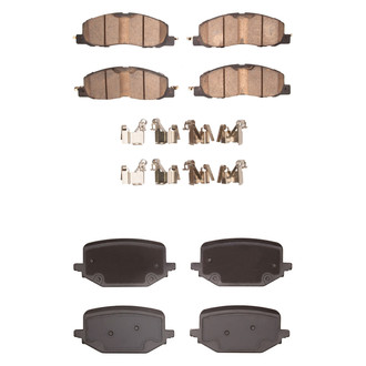 R1 Concepts® - Optimum OEp Front and Rear Brake Pad Set