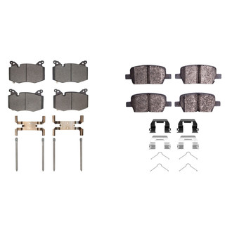 R1 Concepts® - Optimum OEp Front and Rear Brake Pad Set