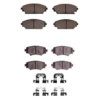 R1 Concepts® - Optimum OEp Front and Rear Brake Pad Set