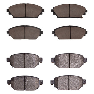 R1 Concepts® - Optimum OEp Front and Rear Brake Pad Set