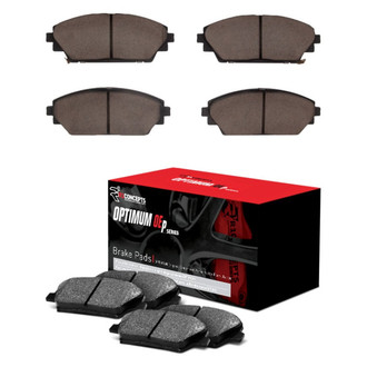 R1 Concepts® - Optimum OEp Front and Rear Brake Pad Set
