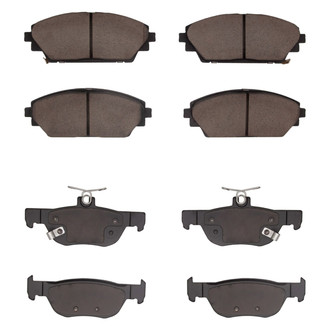 R1 Concepts® - Optimum OEp Front and Rear Brake Pad Set