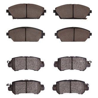 R1 Concepts® - Optimum OEp Front and Rear Brake Pad Set