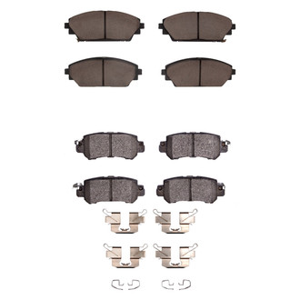 R1 Concepts® - Optimum OEp Front and Rear Brake Pad Set