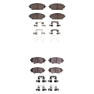 R1 Concepts® - Optimum OEp Front and Rear Brake Pad Set