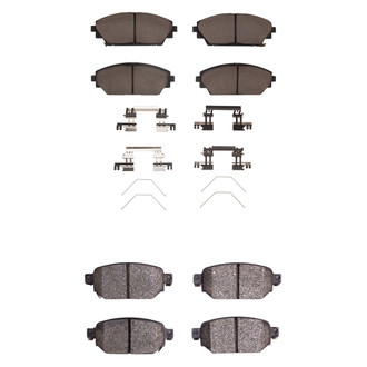 R1 Concepts® - Optimum OEp Front and Rear Brake Pad Set