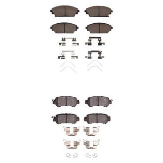 R1 Concepts® - Optimum OEp Front and Rear Brake Pad Set