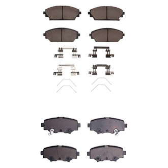 R1 Concepts® - Optimum OEp Front and Rear Brake Pad Set
