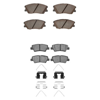 R1 Concepts® - Optimum OEp Front and Rear Brake Pad Set