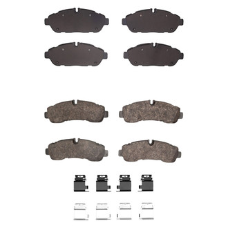 R1 Concepts® - Optimum OEp Front and Rear Brake Pad Set