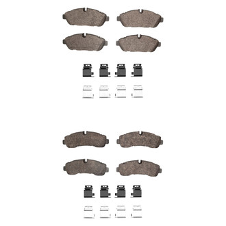 R1 Concepts® - Optimum OEp Front and Rear Brake Pad Set