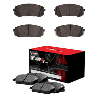 R1 Concepts® - Optimum OEp Front and Rear Brake Pad Set