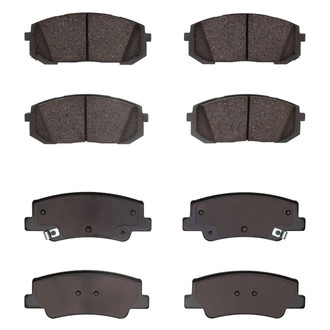R1 Concepts® - Optimum OEp Front and Rear Brake Pad Set