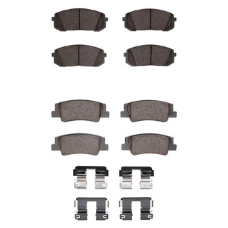 R1 Concepts® - Optimum OEp Front and Rear Brake Pad Set