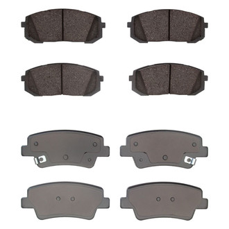 R1 Concepts® - Optimum OEp Front and Rear Brake Pad Set