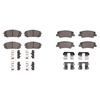 R1 Concepts® - Optimum OEp Front and Rear Brake Pad Set