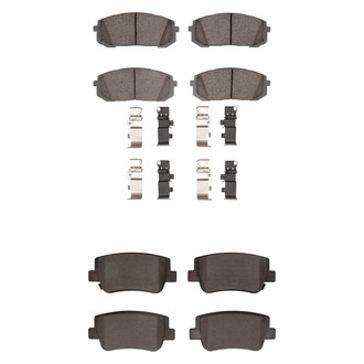 R1 Concepts® - Optimum OEp Front and Rear Brake Pad Set