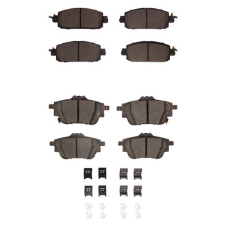 R1 Concepts® - Optimum OEp Front and Rear Brake Pad Set