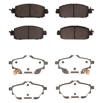 R1 Concepts® - Optimum OEp Front and Rear Brake Pad Set