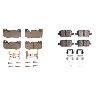 R1 Concepts® - Optimum OEp Front and Rear Brake Pad Set