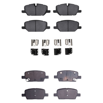 R1 Concepts® - Optimum OEp Front and Rear Brake Pad Set