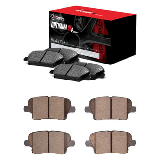R1 Concepts® - Optimum OEp Front and Rear Brake Pad Set