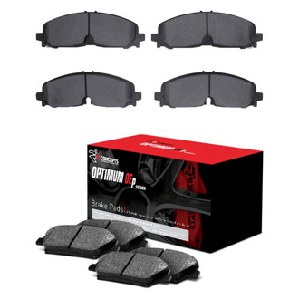 R1 Concepts® - Optimum OEp Front and Rear Brake Pad Set