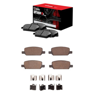 R1 Concepts® - Optimum OEp Front and Rear Brake Pad Set