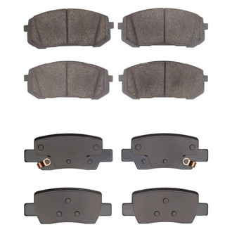 R1 Concepts® - Optimum OEp Front and Rear Brake Pad Set