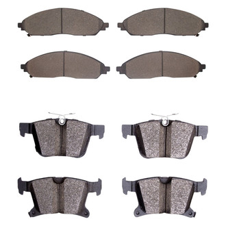 R1 Concepts® - Optimum OEp Front and Rear Brake Pad Set