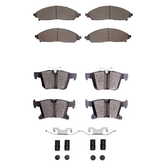 R1 Concepts® - Optimum OEp Front and Rear Brake Pad Set