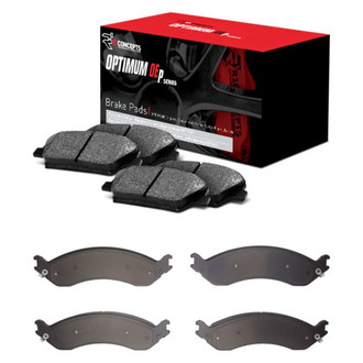 R1 Concepts® - Optimum OEp Front and Rear Brake Pad Set