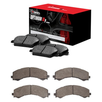 R1 Concepts® - Optimum OEp Front and Rear Brake Pad Set