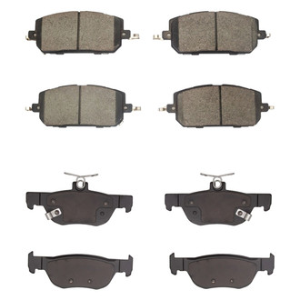 R1 Concepts® - Optimum OEp Front and Rear Brake Pad Set