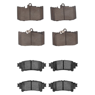 R1 Concepts® - Optimum OEp Front and Rear Brake Pad Set