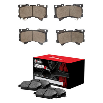 R1 Concepts® - Optimum OEp Front and Rear Brake Pad Set