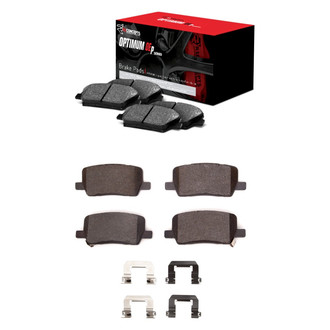 R1 Concepts® - Optimum OEp Front and Rear Brake Pad Set