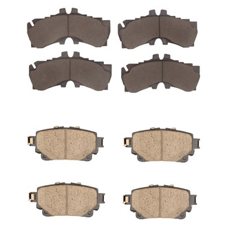 R1 Concepts® - Optimum OEp Front and Rear Brake Pad Set