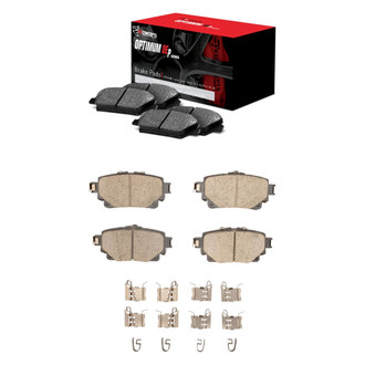 R1 Concepts® - Optimum OEp Front and Rear Brake Pad Set