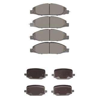 R1 Concepts® - Optimum OEp Front and Rear Brake Pad Set