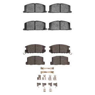 R1 Concepts® - Optimum OEp Front and Rear Brake Pad Set