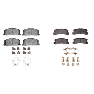 R1 Concepts® - Optimum OEp Front and Rear Brake Pad Set