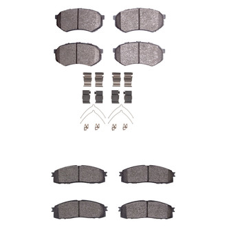 R1 Concepts® - Optimum OEp Front and Rear Brake Pad Set